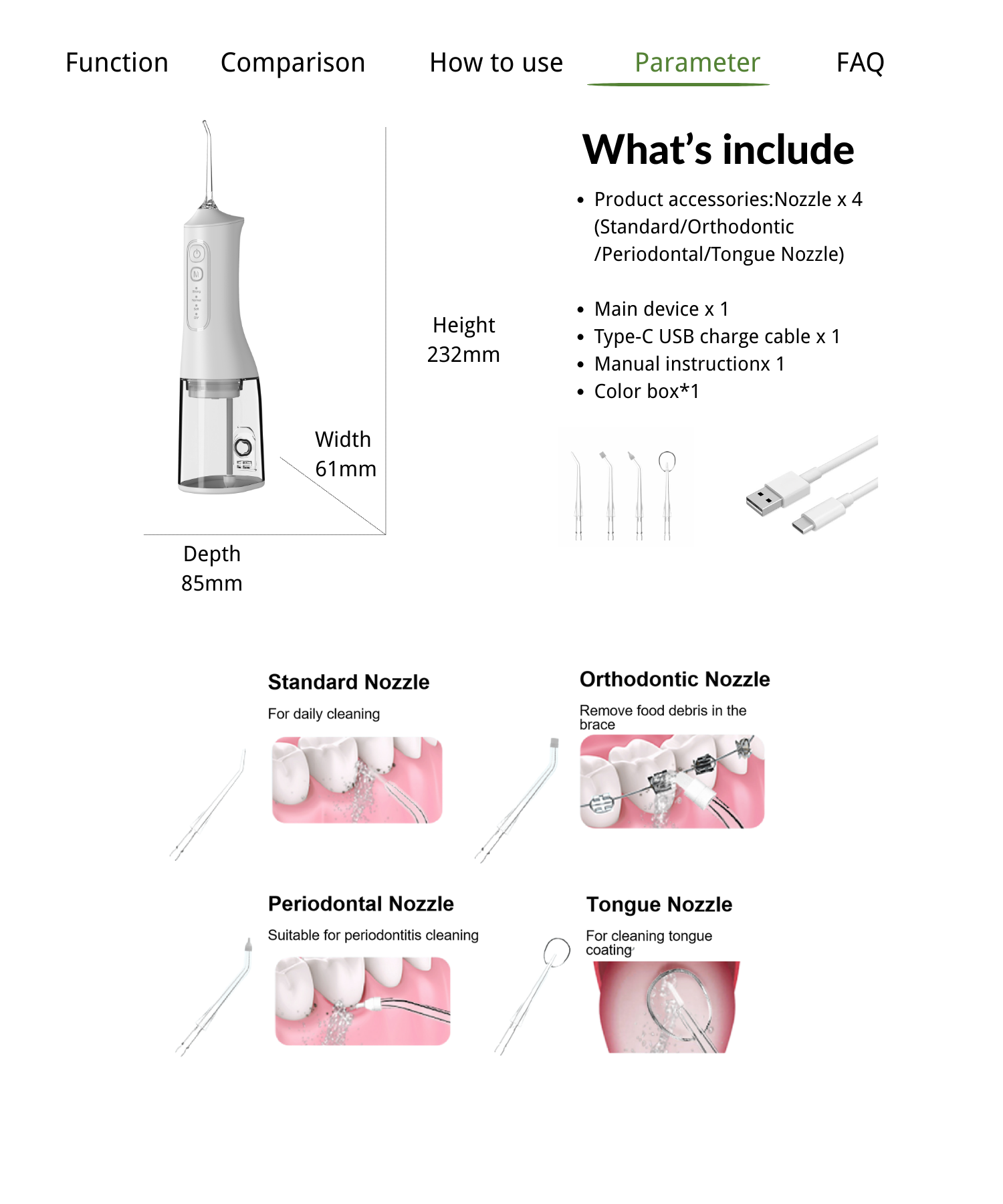 9.Dental Water flosser wholesale.png